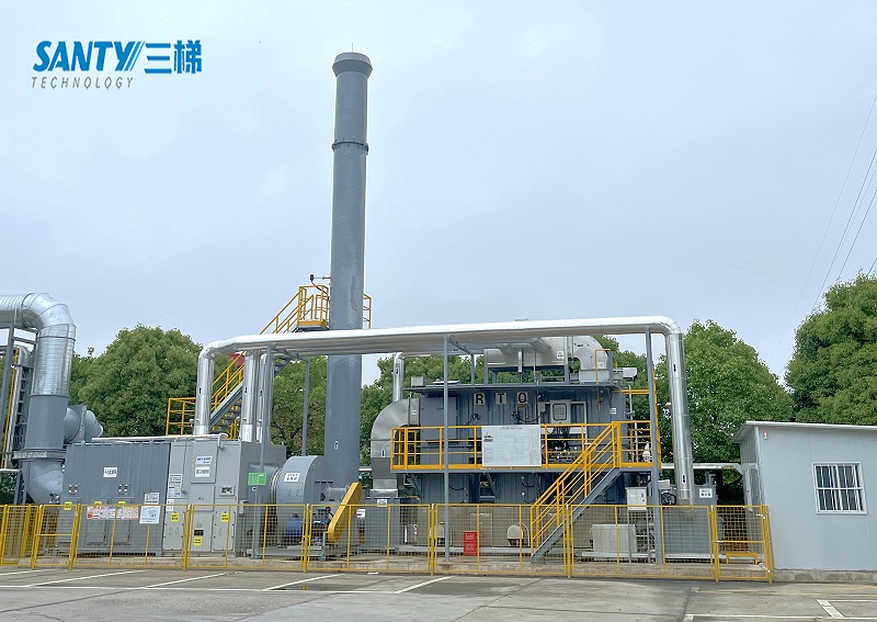 噴涂廢氣處理 轉(zhuǎn)輪+RTO 江蘇三梯環(huán)境
