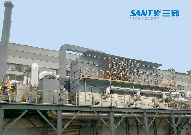 三梯環(huán)境 轉輪+蓄熱式焚燒爐RTO