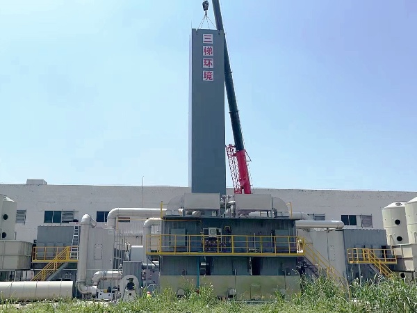 沸石濃縮轉(zhuǎn)輪裝置+(RTO)蓄熱式焚燒爐 沸石轉(zhuǎn)輪+RTO